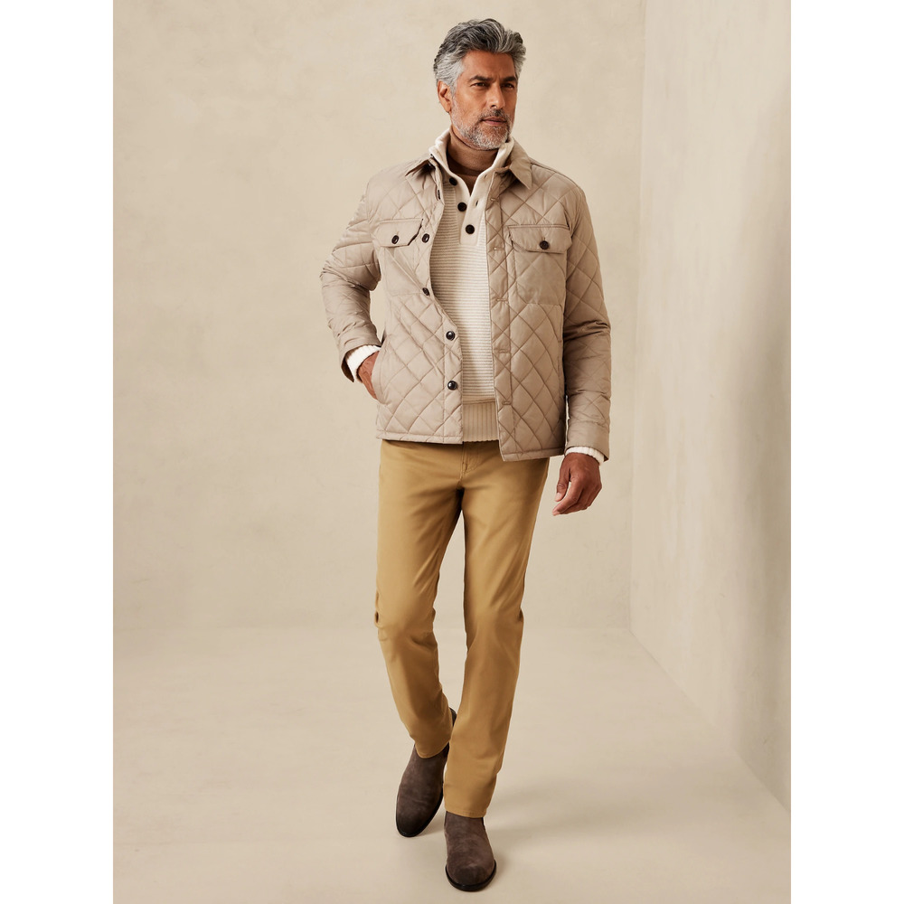 Banana Republic Slim Fit Traveler Pants Mens Size 32x34 Golden Khaki